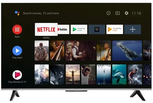 43" (108 см) Телевизор TCL 43P737 серебристый