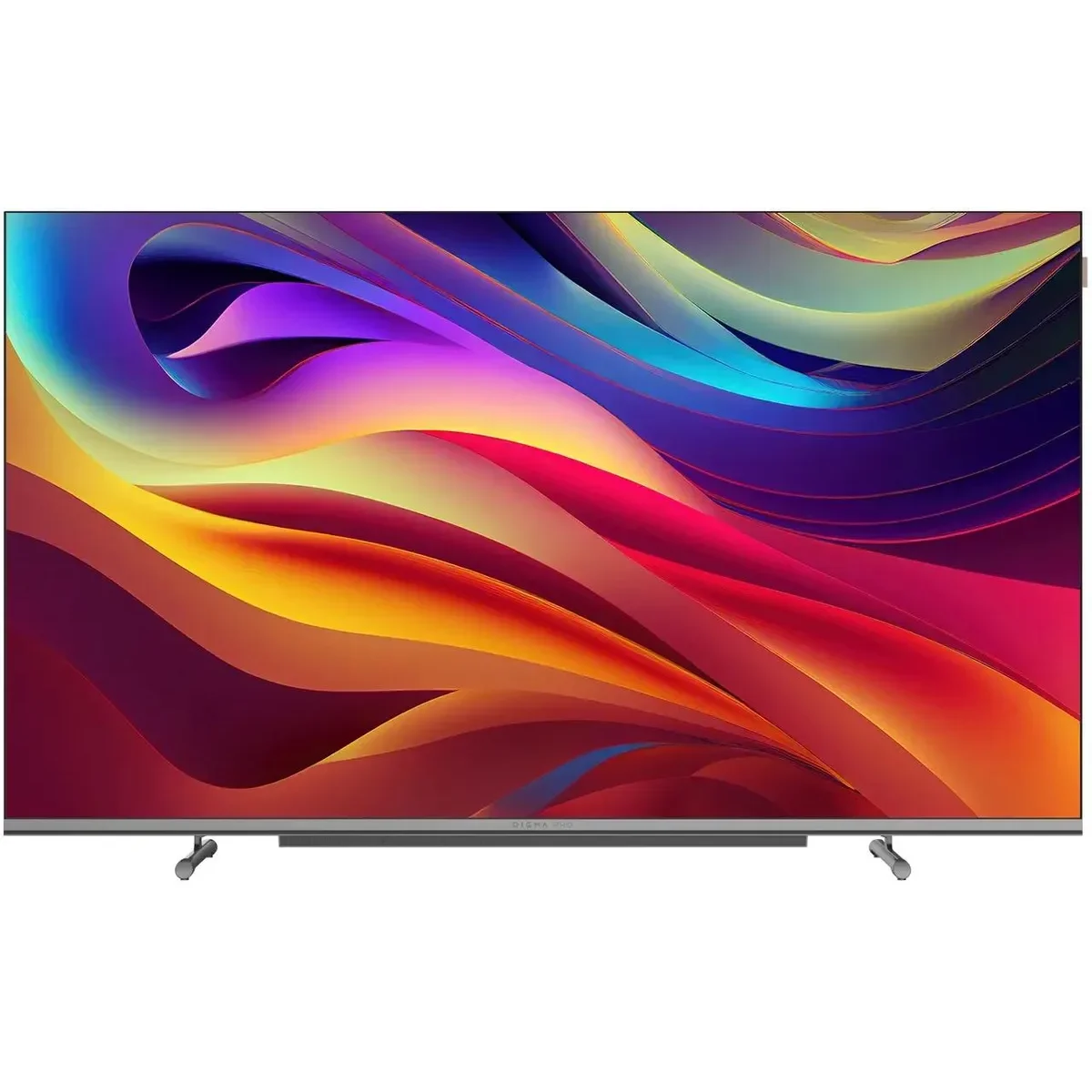 Телевизор Digma Pro 55" QLED 55D Google TV Frameless черный/черный