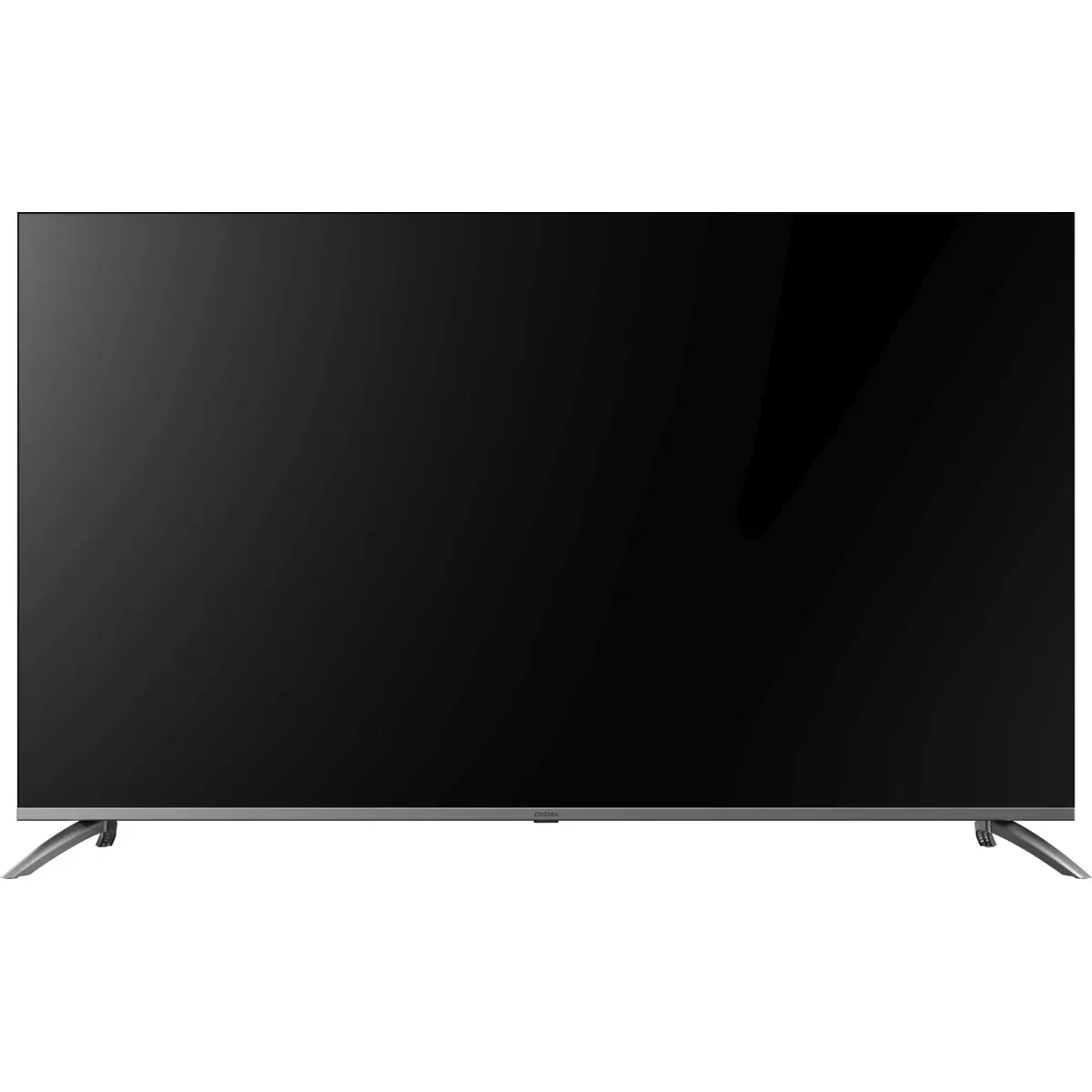 Телевизор Digma DM-LED65UBB41 Metal темно-серебристый/серебристый