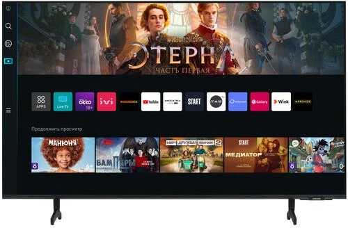 43" (108 см) Телевизор Samsung UE43BU8000UXRU черный
