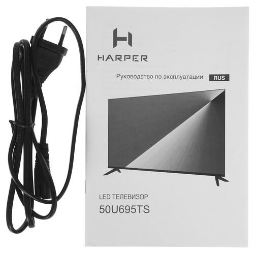 50" (127 см) Телевизор Harper 50U695TS черный