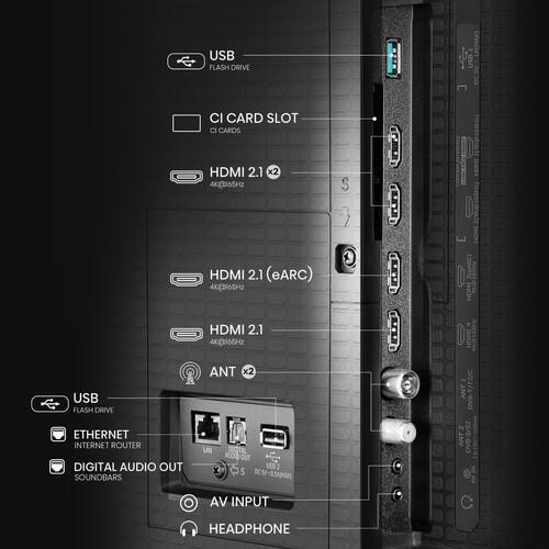 55" (139 см) Телевизор Hisense 55U7Q PRO черный