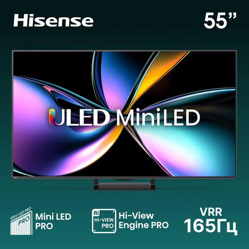 55" (139 см) Телевизор Hisense 55U7Q PRO черный