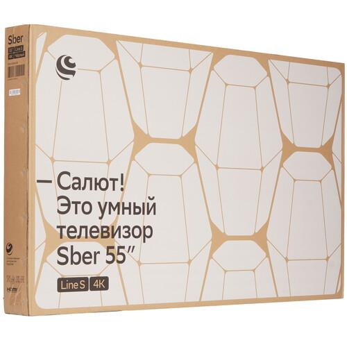 55" (139 см) Телевизор Sber SDX-55U4139 черный