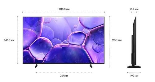 50" (125 см) Телевизор Samsung UE50U8000FUXRU черный