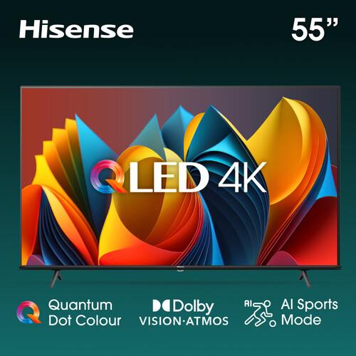 55" (139 см) Телевизор Hisense 55E7NQ черный