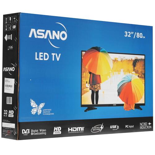 32" (80 см) Телевизор Asano 32LH1010T черный