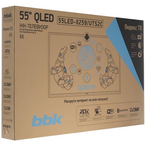 55" (139 см) Телевизор BBK 55LED-8259/UTS2C черный