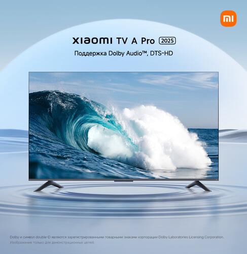 55" (140 см) Телевизор Xiaomi TV A Pro 55 2025 черный