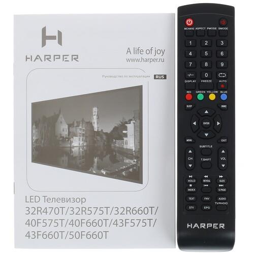 32" (81 см) Телевизор Harper 32R470T черный