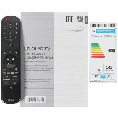 55" (139 см) Телевизор LG OLED55B2RLA черный