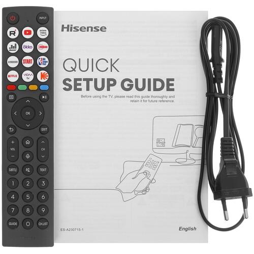 55" (139 см) Телевизор Hisense 55E7KQ черный