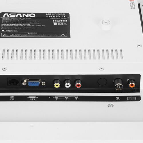 42.5" (108 см) Телевизор Asano 43LU5011T белый