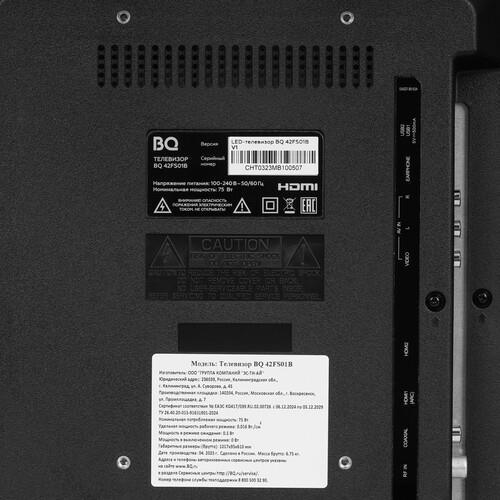 42" (107 см) Телевизор BQ 42FS01B черный