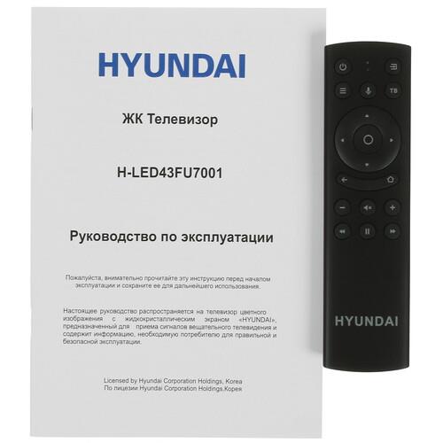 43" (109 см) Телевизор Hyundai H-LED43FU7001 черный