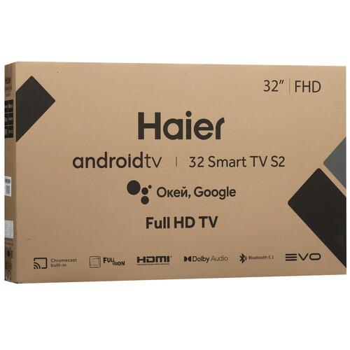 32" (81 см) Телевизор Haier 32 Smart TV S2 черный