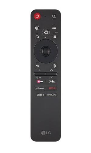 43" (108 см) Телевизор LG 43QNED80A6A черный