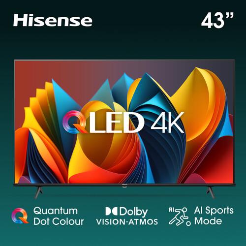43" (109 см) Телевизор Hisense 43E7NQ черный