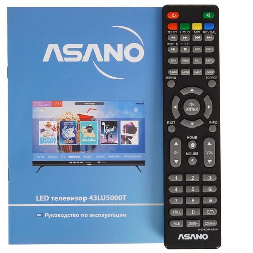 43" (108 см) Телевизор Asano 43LU5000T черный