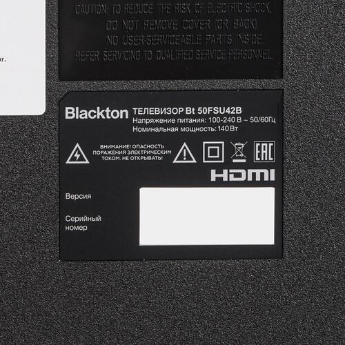 50" (127 см) Телевизор Blackton Bt 50FSU42B черный