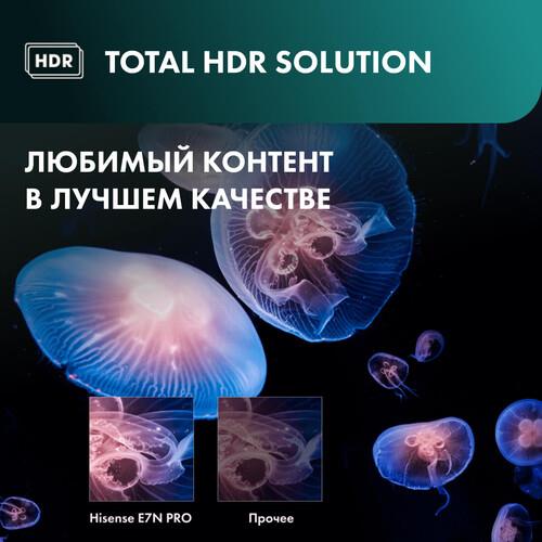 55" (139 см) Телевизор Hisense 55E7NQ PRO серый