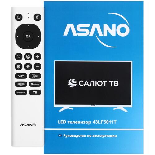43" (108 см) Телевизор Asano 43LF5011T белый