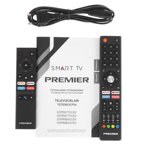 50" (127 см) Телевизор Premier 50PRM770USV черный