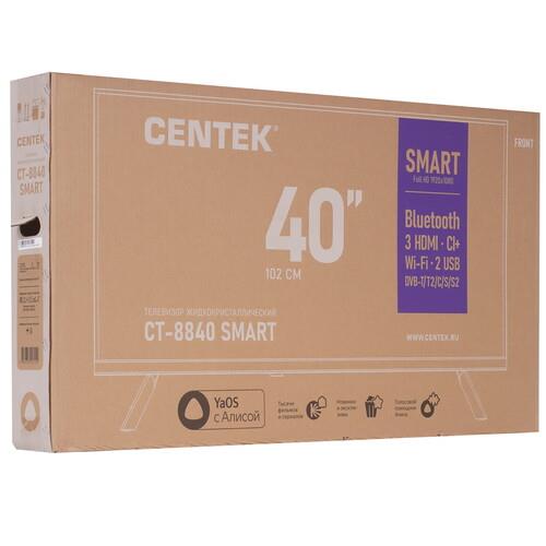 40" (102 см) Телевизор Centek CT-8840 черный