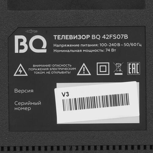42" (107 см) Телевизор BQ 42FS07B черный