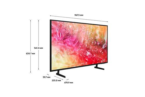 43" (108 см) Телевизор Samsung UE43DU7100UXRU черный