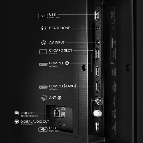 50" (126 см) Телевизор Hisense 50A6N черный
