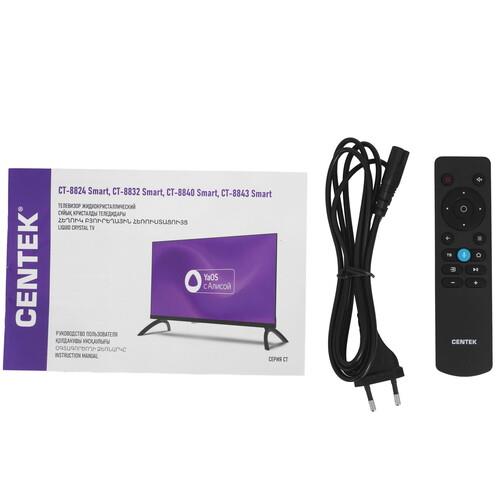 40" (102 см) Телевизор Centek CT-8840 черный
