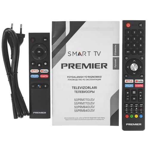 50" (127 см) Телевизор Premier 50PRM840USV черный