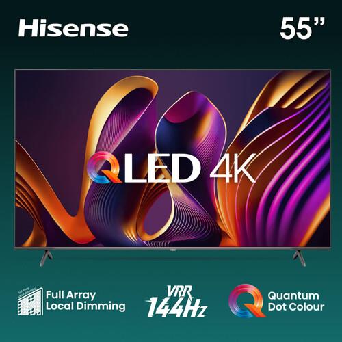 55" (139 см) Телевизор Hisense 55E7NQ PRO серый