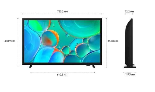 32" (80 см) Телевизор Samsung UE32H5000FUXRU черный