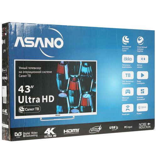 42.5" (108 см) Телевизор Asano 43LU5011T белый