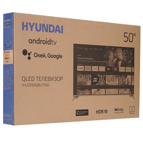 50" (127 см) Телевизор Hyundai H-LED50QBU7500 черный