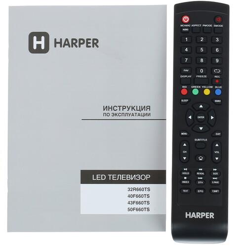40" (101 см) Телевизор Harper 40F660TS черный