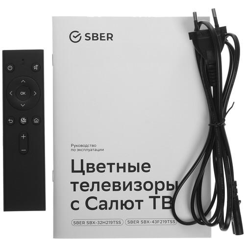 32" (81 см) Телевизор Sber SBX-32H219TSS черный