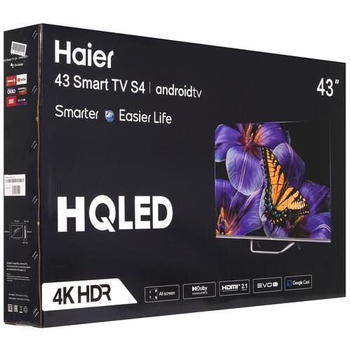 43" (110 см) Телевизор Haier 43 Smart TV S4 серебристый