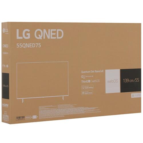 55" (138 см) Телевизор LG 55QNED756RA черный