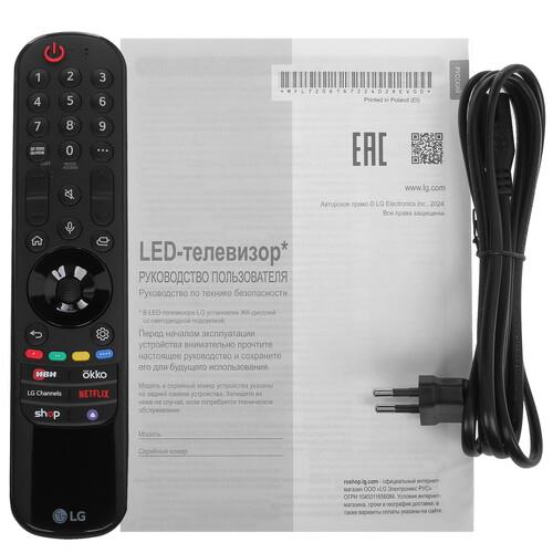 43" (108 см) Телевизор LG 43UT80006LA черный