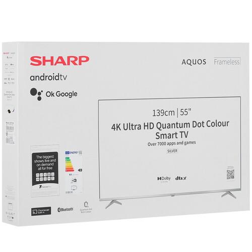 55" (139 см) Телевизор Sharp 55FP1EA серебристый