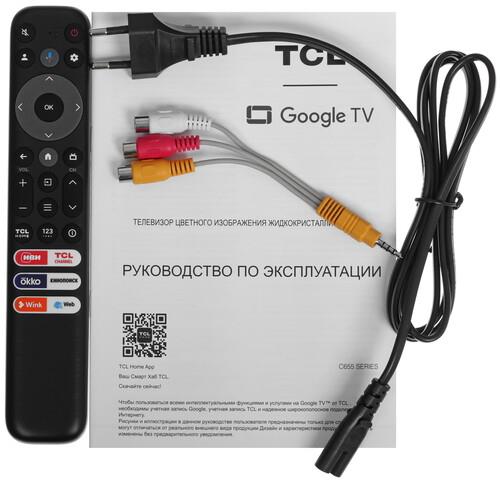 50" (127 см) Телевизор TCL 50C655 черный