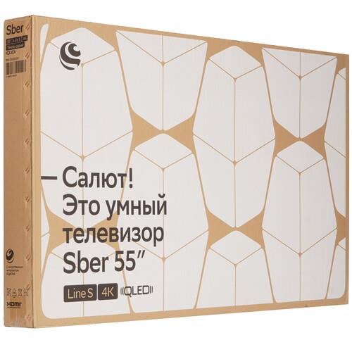 55" (139 см) Телевизор Sber SDX-55UQ5231 серый
