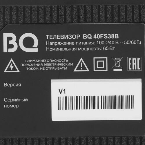 40" (102 см) Телевизор BQ 40FS38B черный