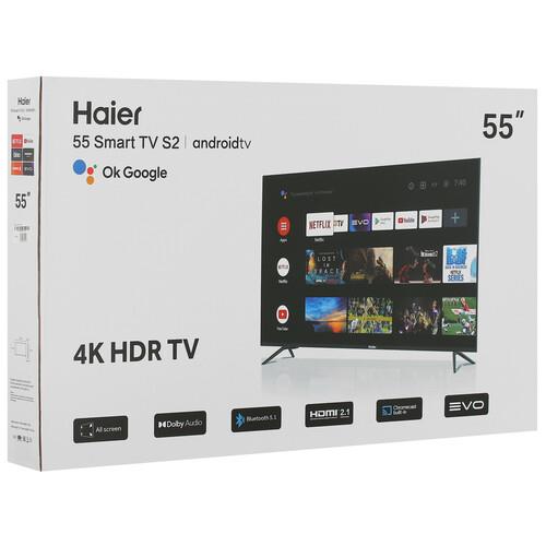 55" (140 см) Телевизор Haier 55 Smart TV S2 черный