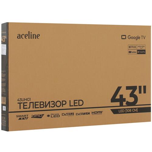 43" (109 см) Телевизор Aceline 43UHG1 черный