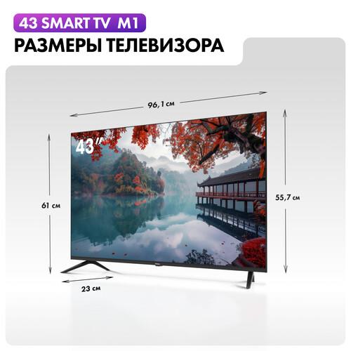 43" (110 см) Телевизор Haier 43 Smart TV M1 черный