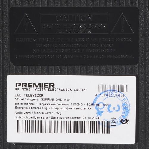 32" (81.3 см) Телевизор Premier 32PRM510НS черный